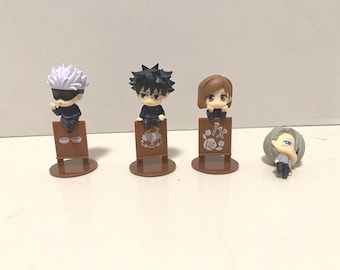 Set of 3 Japanese anime Jujutsu Kaisen PUTITTO mini figure Nobara Kugisaki Jujutsu Kaisen Ochatomo Series 2" Mini PVC Figures & Yuri on Ice