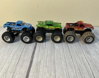 Set of 3 Hot Wheel Monster truck vehicles