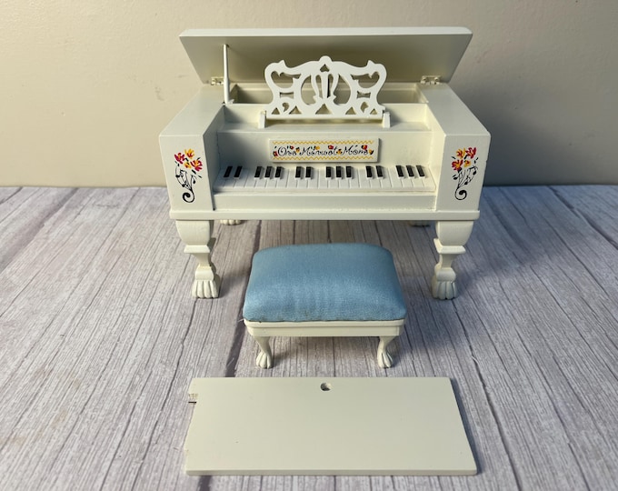 Vintage White One Minute More piano