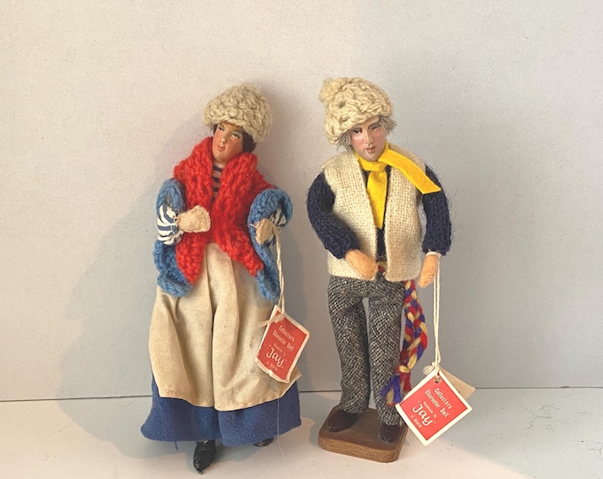 Set of 2   Ireland  8" "Jay" dolls -  Woman of the West and  Connemara Man with original tags