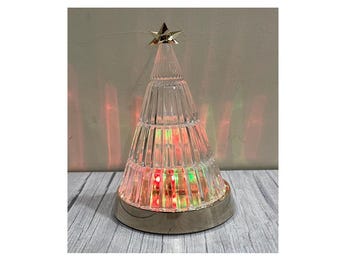 Color changing 3 light Christmas tree