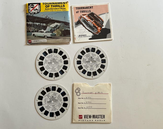 GAF ABC Wild World of Sports Tournament of Thrills 3-reel set