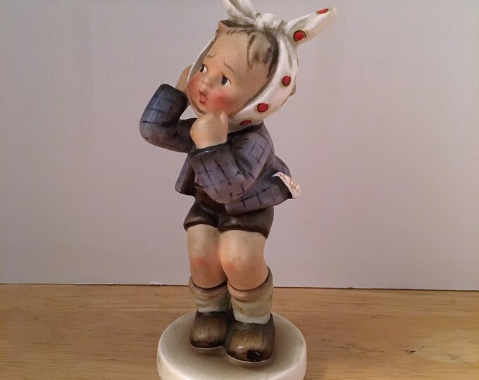 Vintage 5 3/4" Hummel Boy With Toothache # 217 TMK 2 Signed