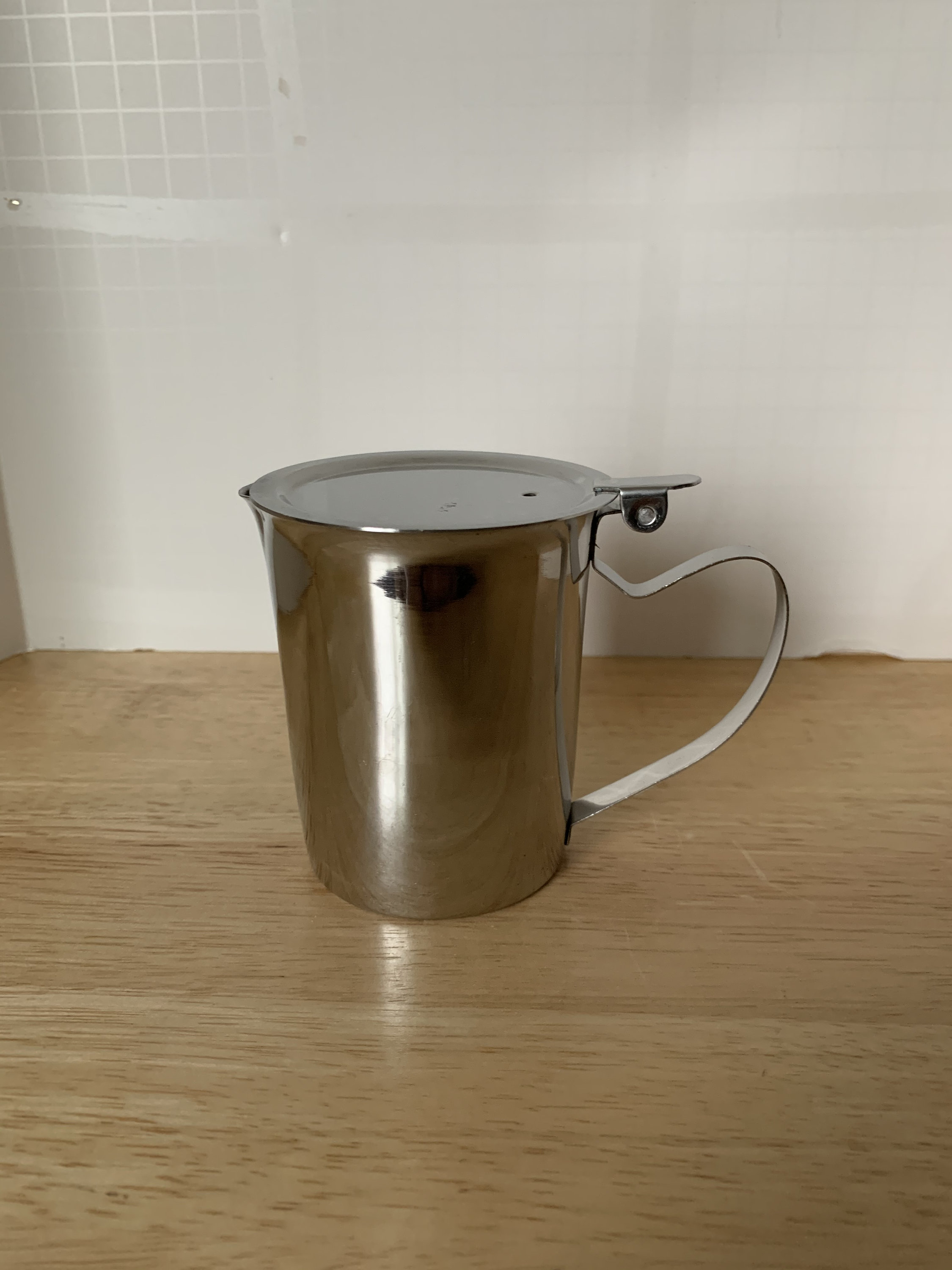 Vintage stainless steel creamer