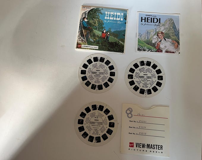 1958 GAF Heidi 3-reel set