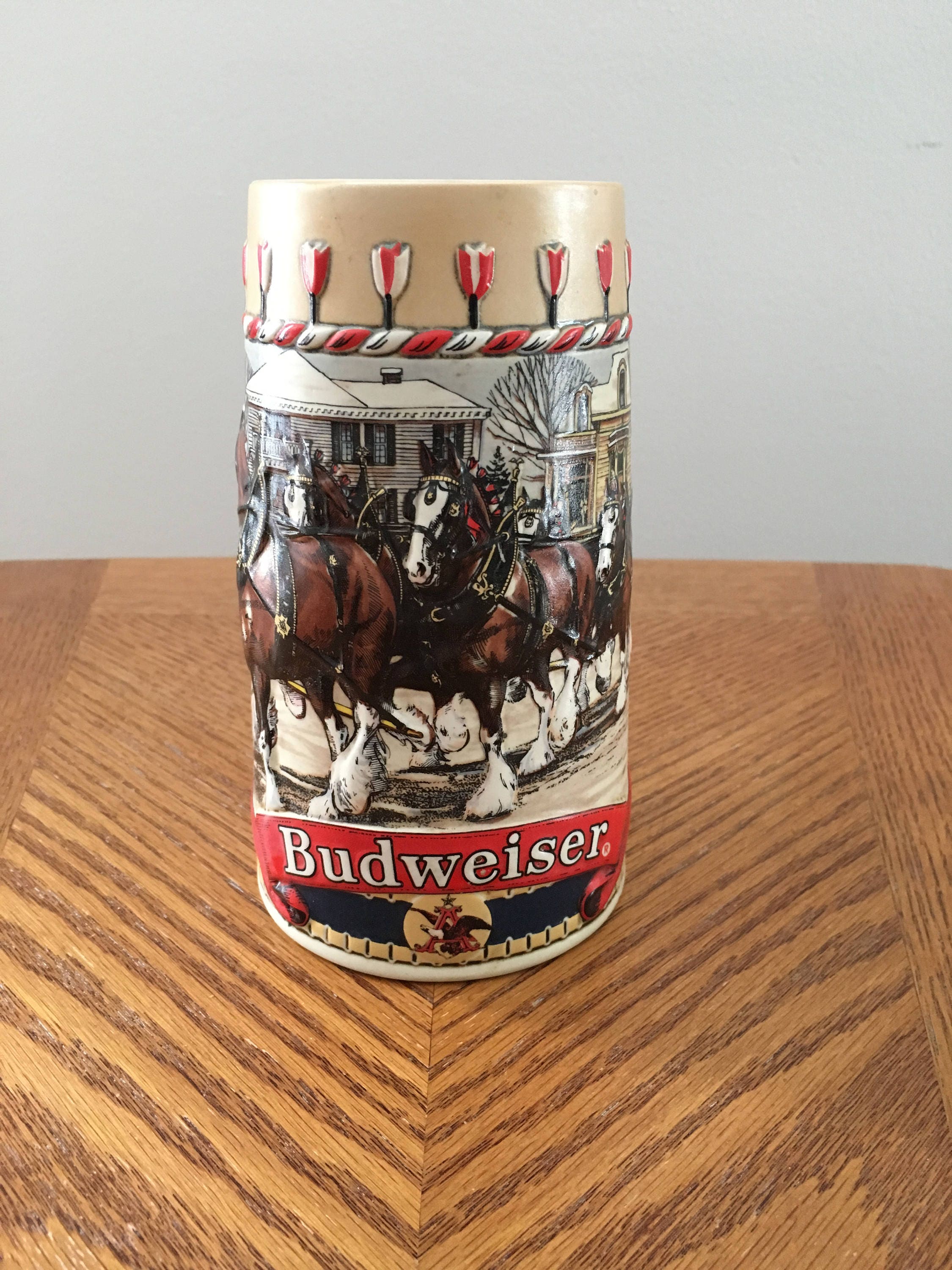 vintage budweiser beer steins