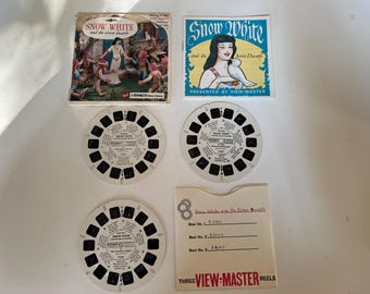 1955 Sawyer Snow White and the 7 dwarfs 3-reel set
