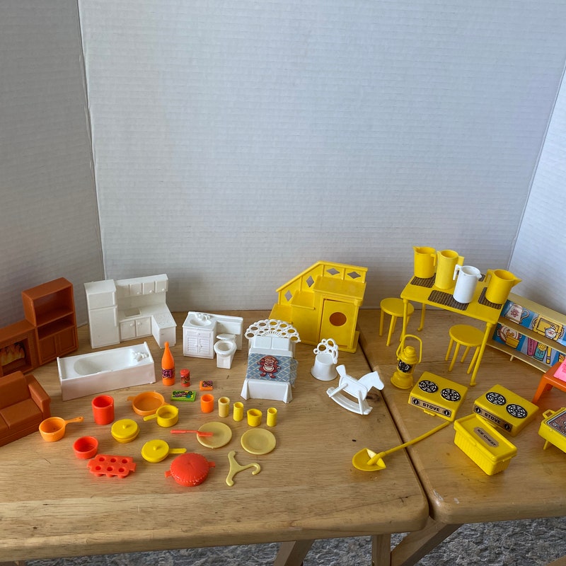 Plastic Dollhouse Furniture - Etsy