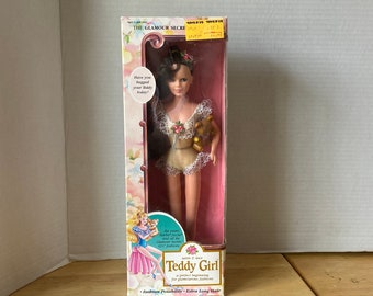 1989  Satin & Lace Teddy Girl 11 1/2" fashion Doll by Creata International's NIB
