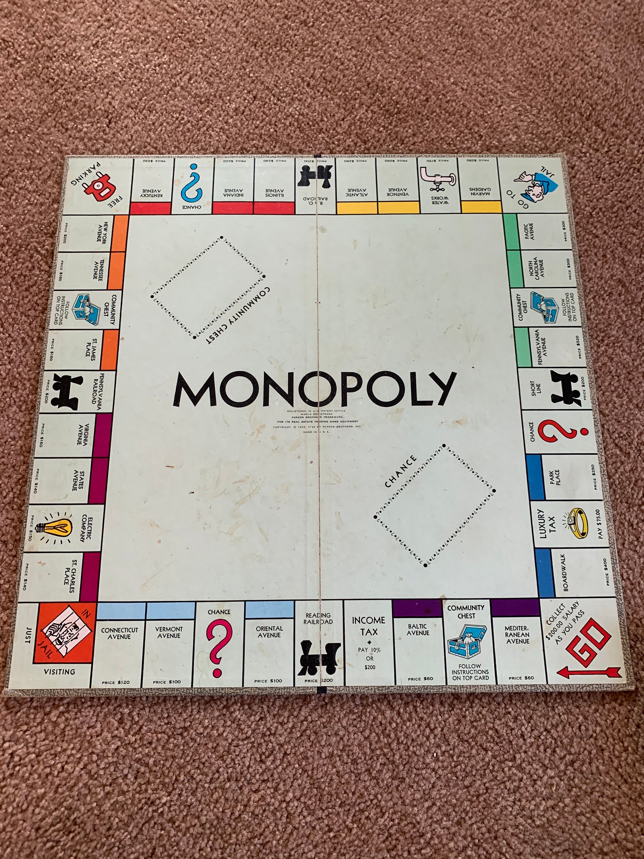 monopoly board game original name monopoly board game original name