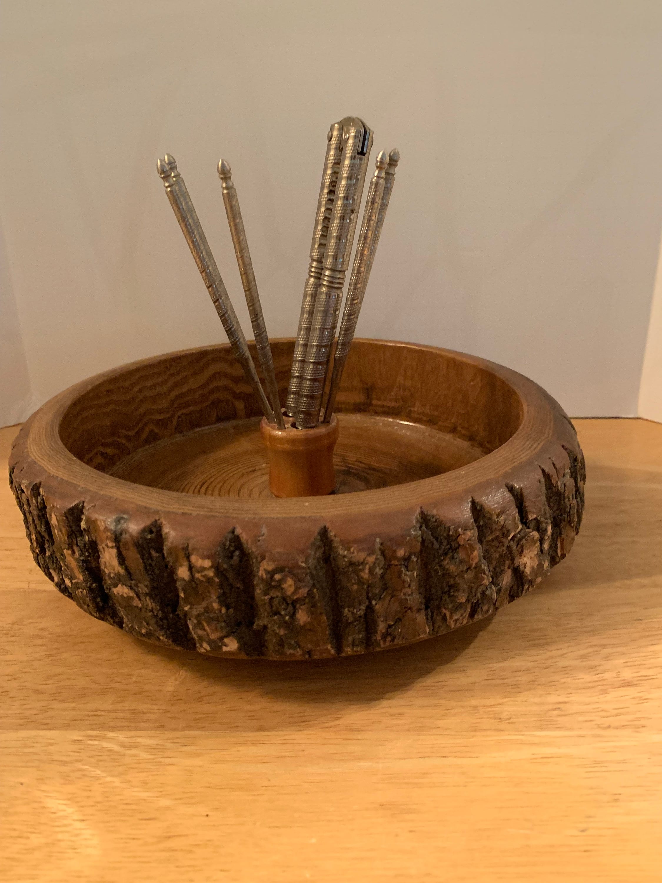 Vintage 8 piece nut bowl