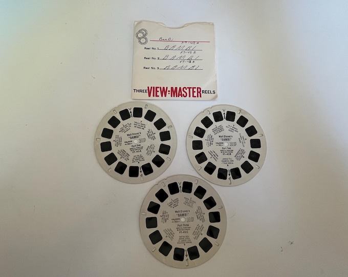 Walt Disney Bambi 3-reel set