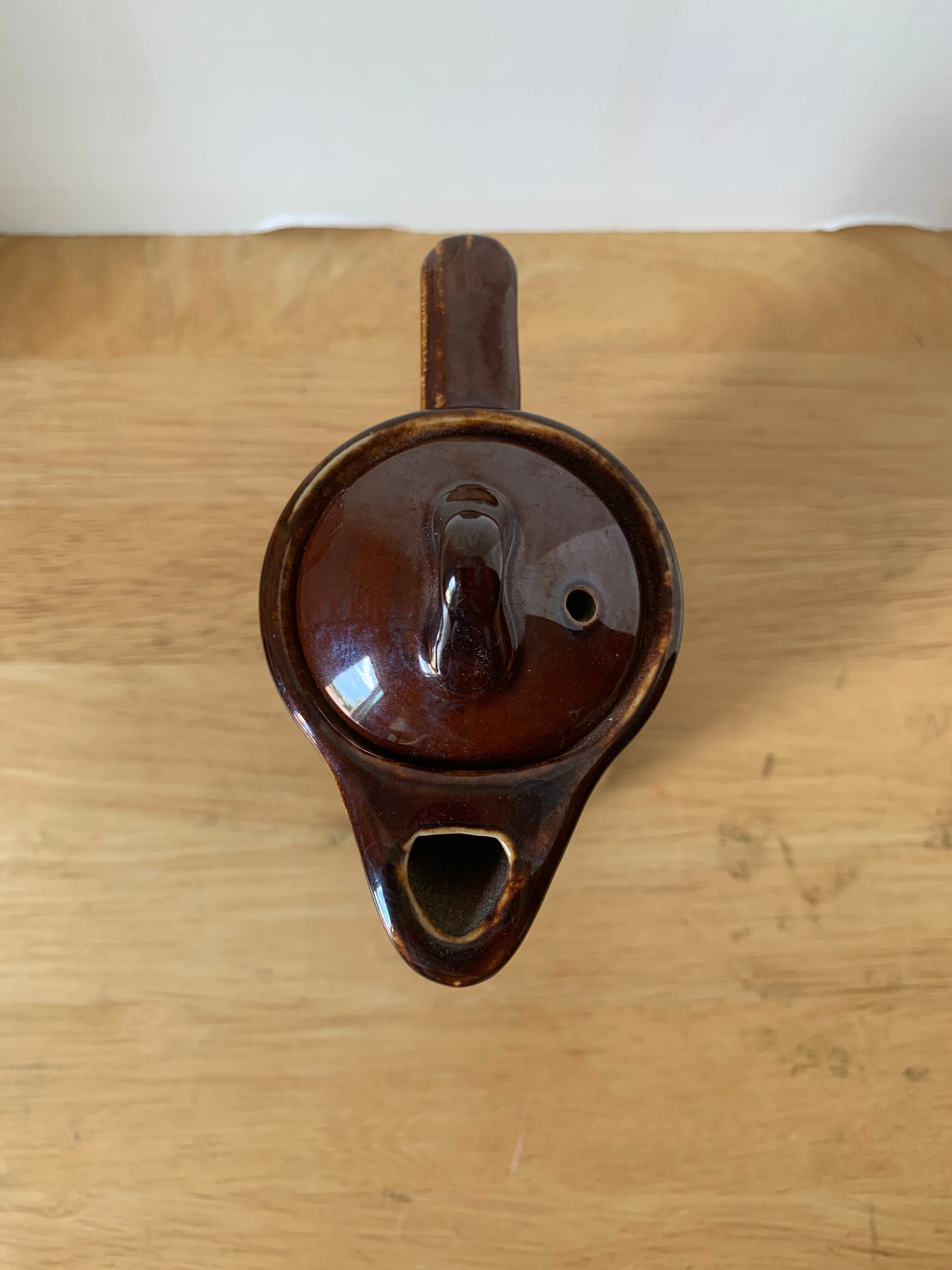 Vintage brown Hall tea pot