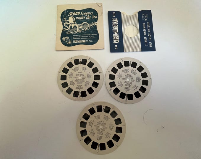 1954 GAF 20,000 Leagues Under the Sea 3-reel set