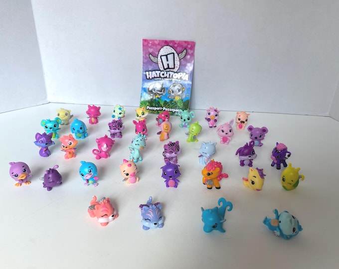 36 Piece set of Hatchimals  CollEGGtibles  Figures Including Collection Pamphlet