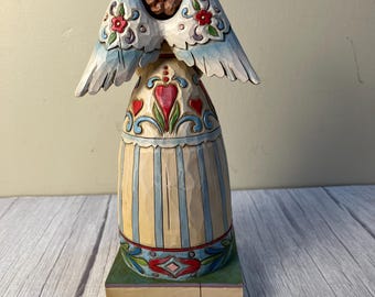 Vintage Heartwood Creek Jim Shore "Friendship Makes Life Worth Living" 4009247