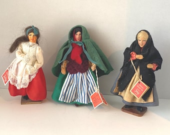 Choice of 7"  Ireland "Jay" dolls -  The Irish Colleen, Kerry Woman or Donegal Woman all with original tags