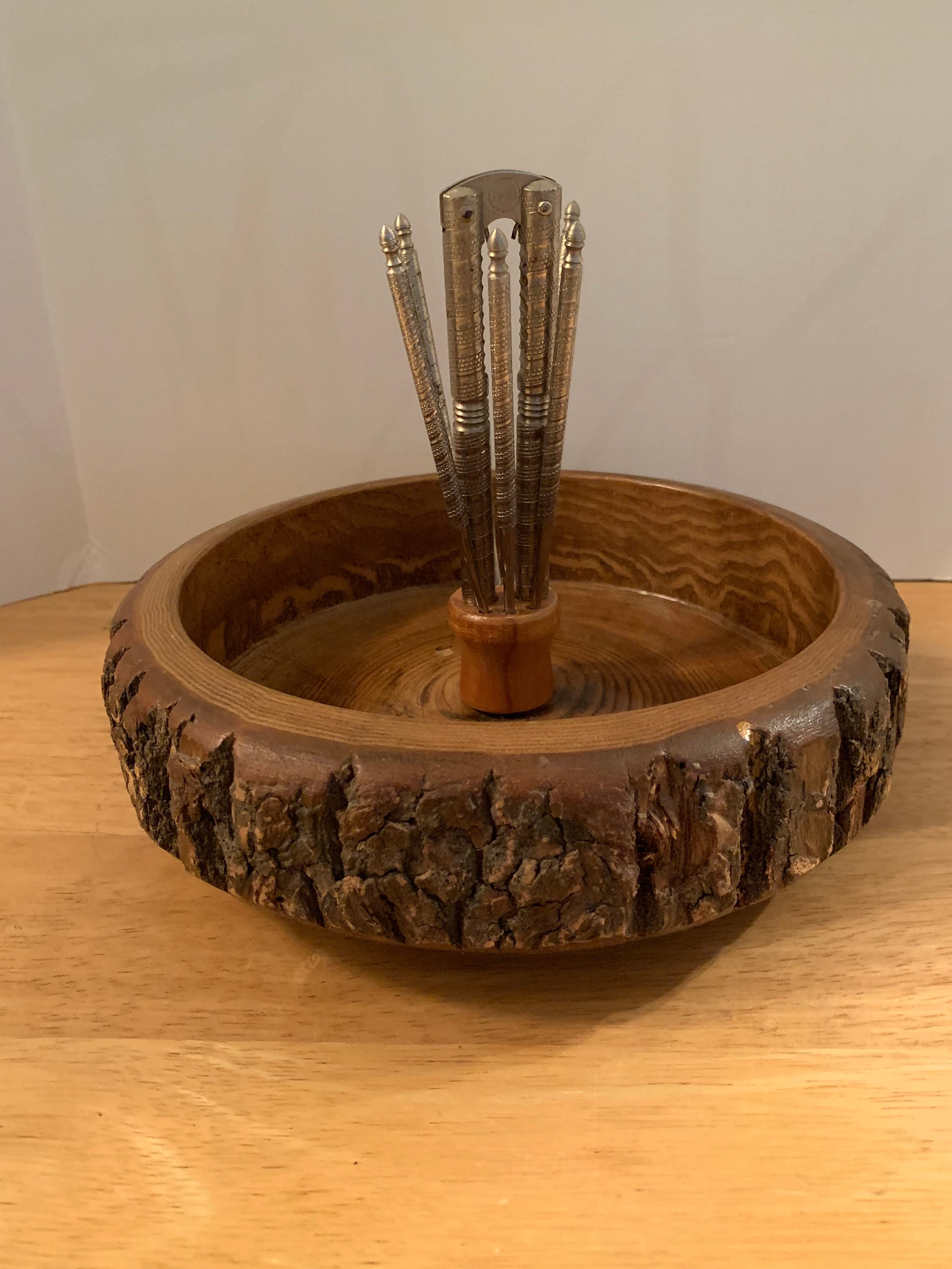 Vintage 8 piece nut bowl