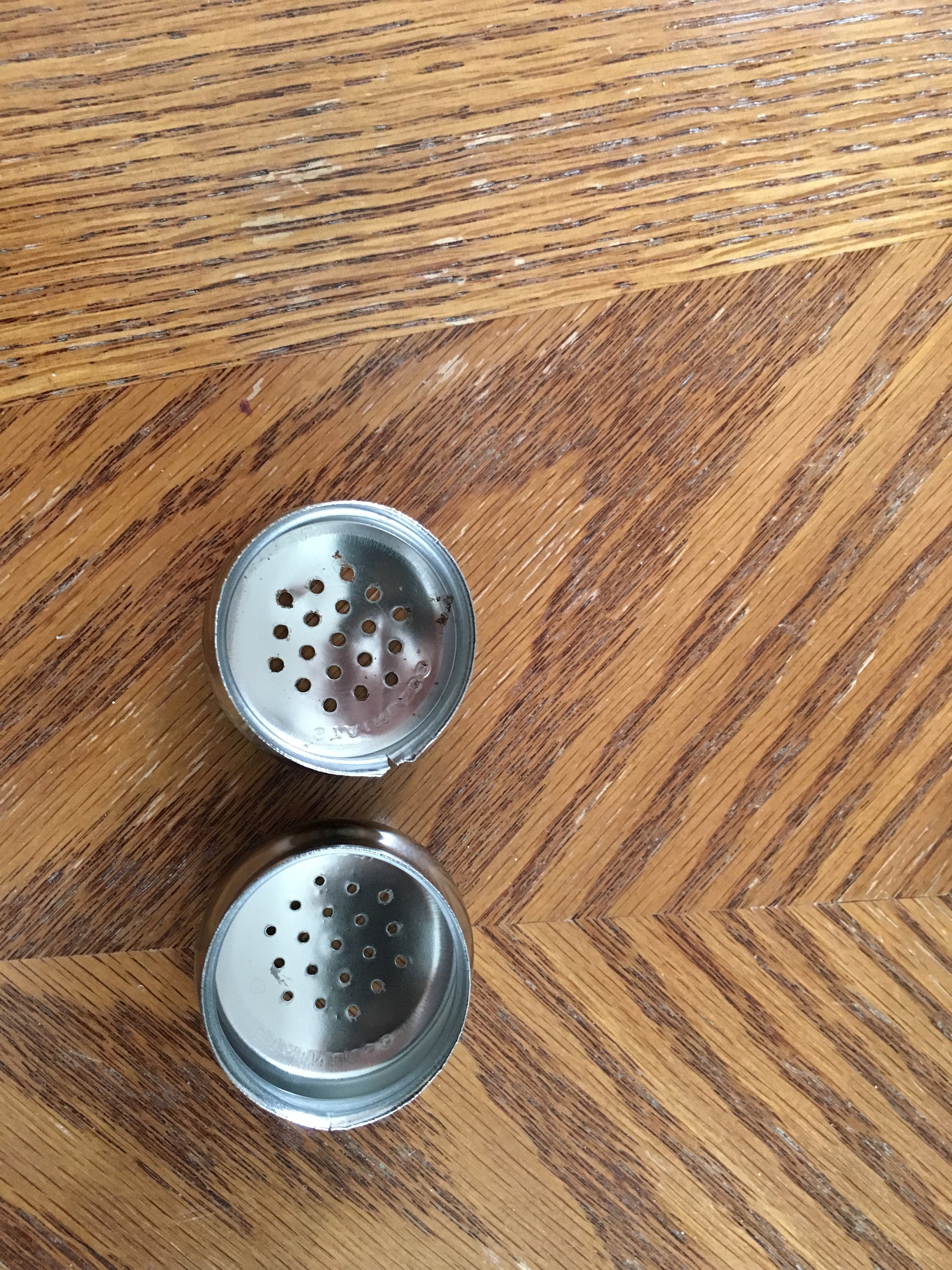 Vintage pair of Gemco salt and pepper shakers