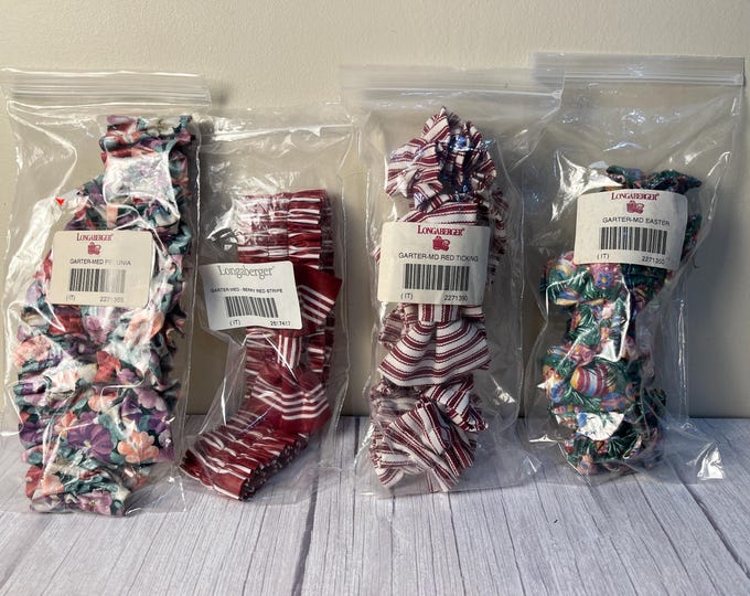 Choice of Longaberger basket garters