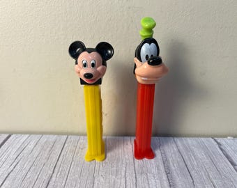 Choice Disney Pez Mickey Mouse or Goofy dispensers