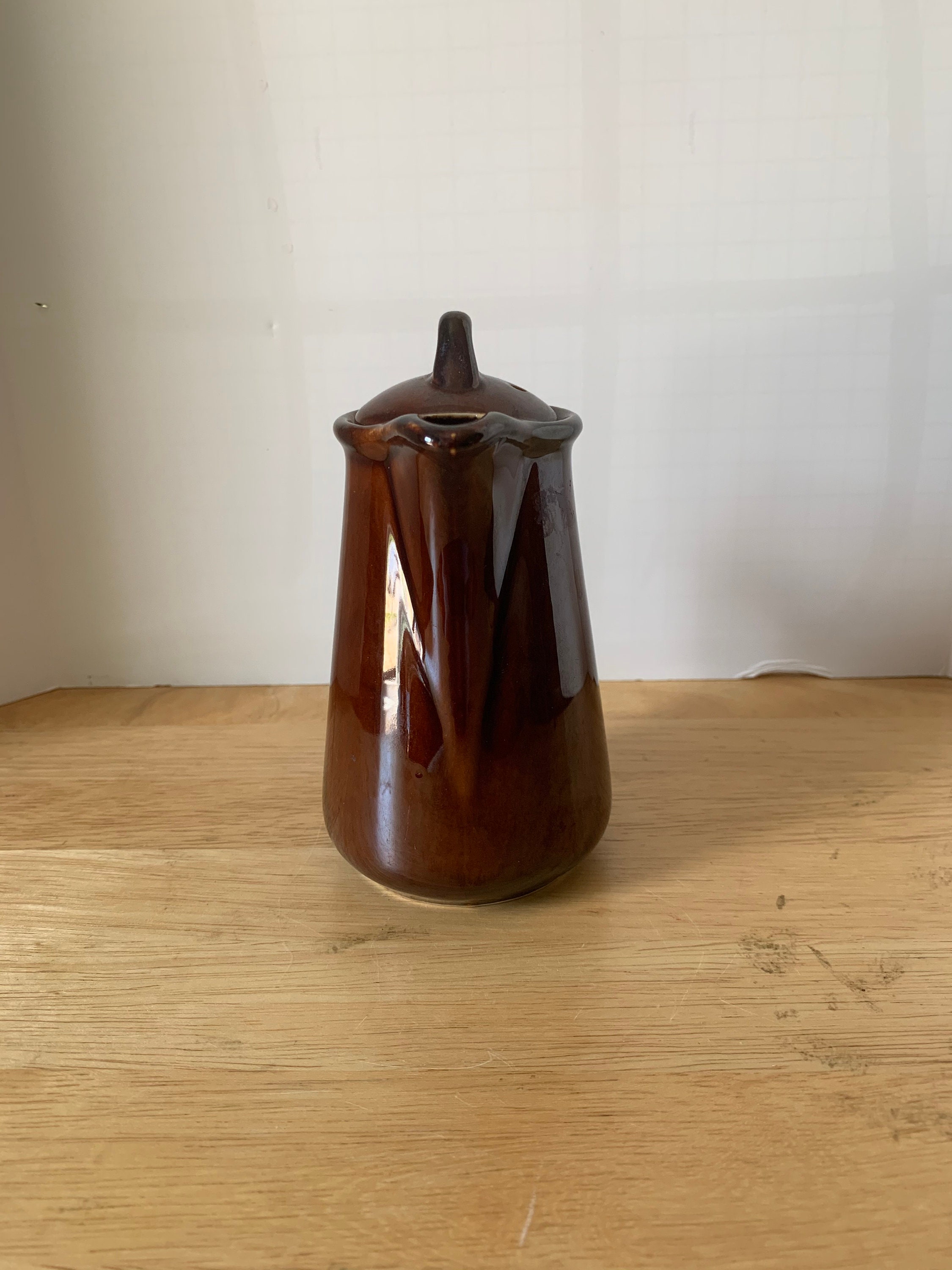 Vintage brown Hall tea pot