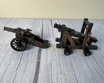 2 Brass cannon pencil sharpeners