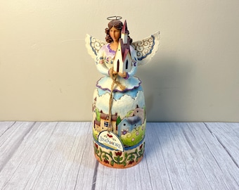 Vintage Heartwood Creek Jim Shore 2006 "Blessed are the Faithful" C4006931 figurine