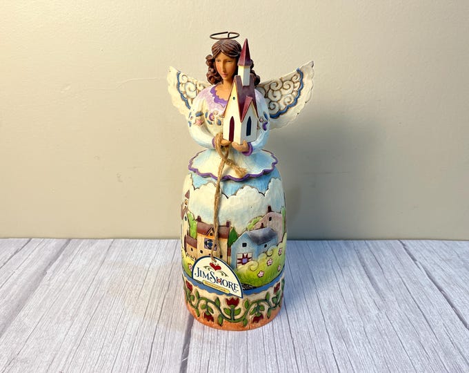 Vintage Heartwood Creek Jim Shore 2006 "Blessed are the Faithful" C4006931 figurine