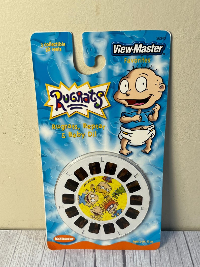 View Master Rugrats Choice View Master 3 Disk Set NIP X-men, Rugrats, Crash Dummies ...