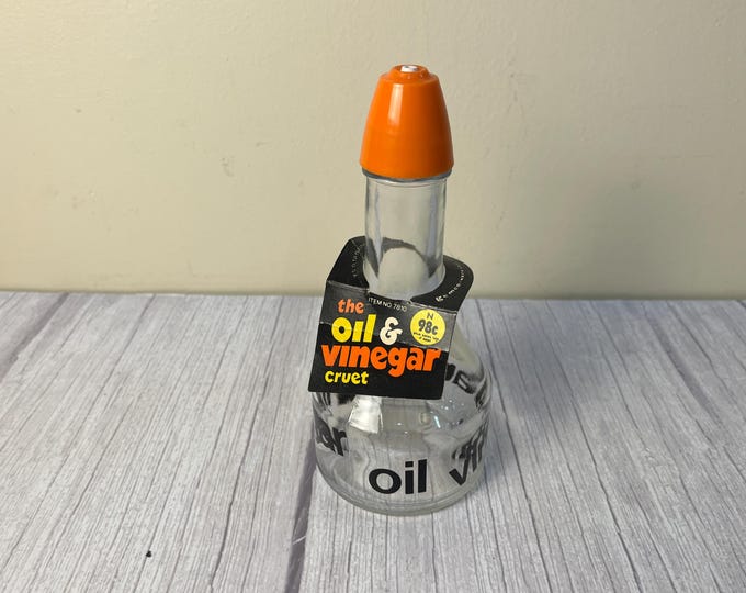 Vintage Gemco vinegar/ oil bottle NOS