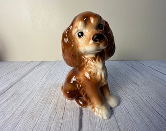 Adorable Brown Porcelain Dog