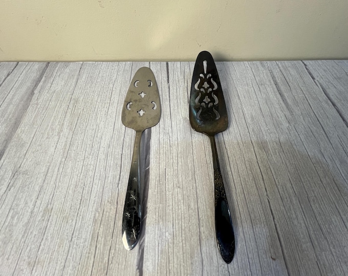 Choice of vintage pie servers (Marcrest or National Silver Co.)