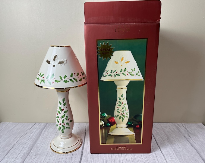 Lenox candle stick lamp NIB