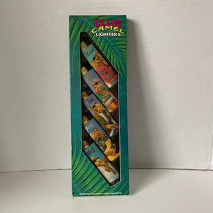 Set of 5 Club Camel Lighters 5-Lighter Collector&#39;s Set in Original Box