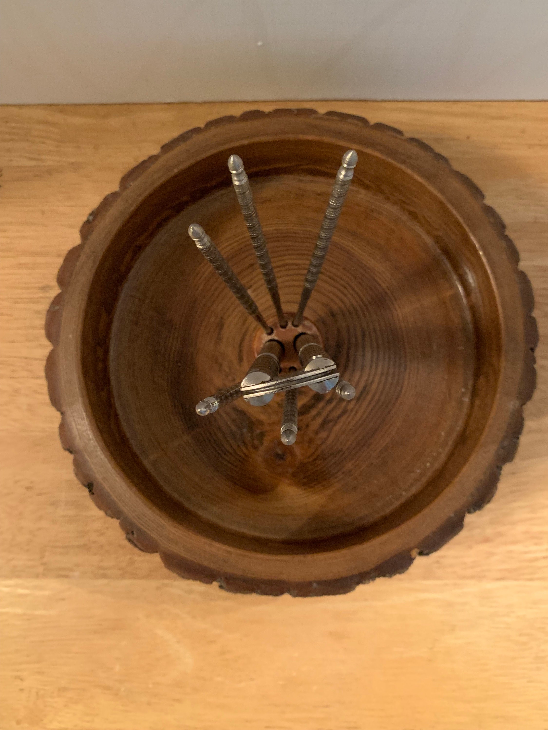 Vintage 8 piece nut bowl