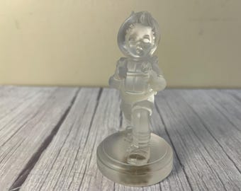Vintage Hummel 3 3/4" tall 24% lead Crystal "School Boy"