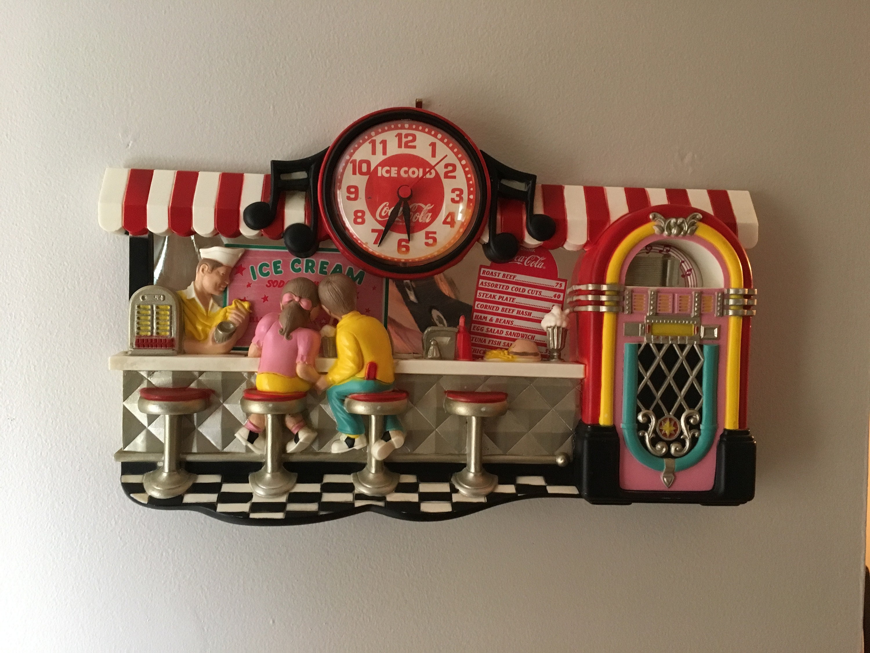Vintage CocaCola clock