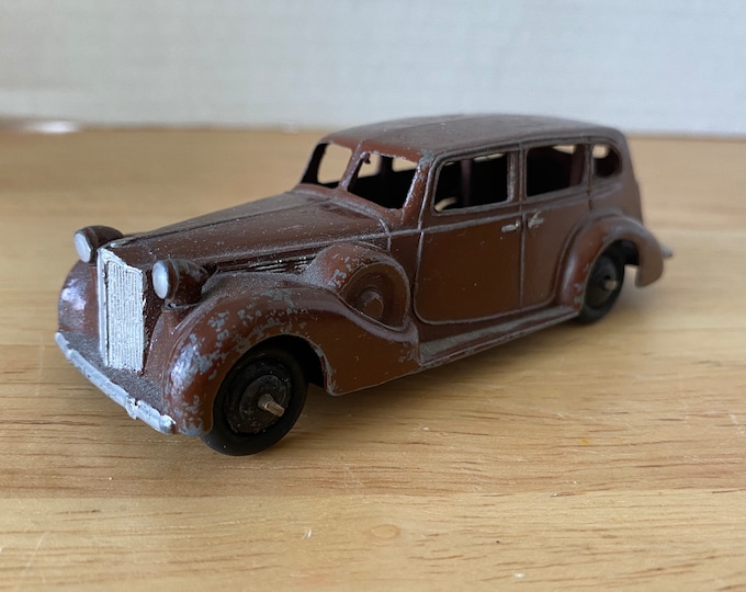 Vintage Dinky Packard Super 8 Tourer 39A  Brown (Post War)  Meccano Ltd Made in England