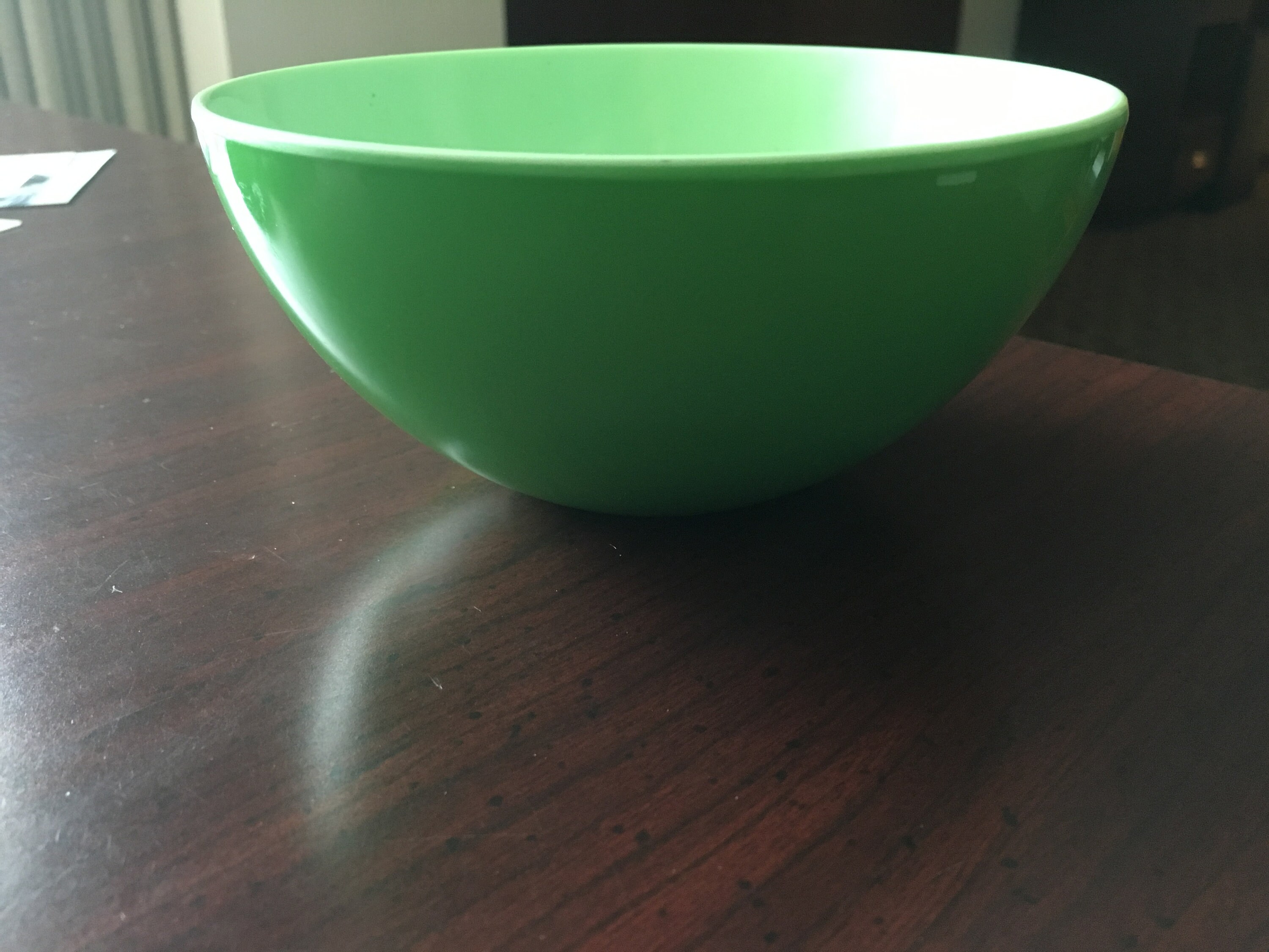 Vintage Summer lime green cereal bowl