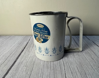 Vintage Androck painted flour sifter