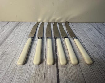 Set of 6 Sheffield English Cutlery knives