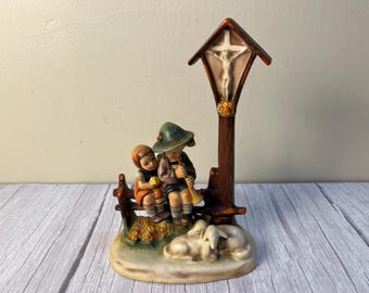 Rare vintage 7 1/2" Hummel "Wayside devotion" #28/2 TMK 2
