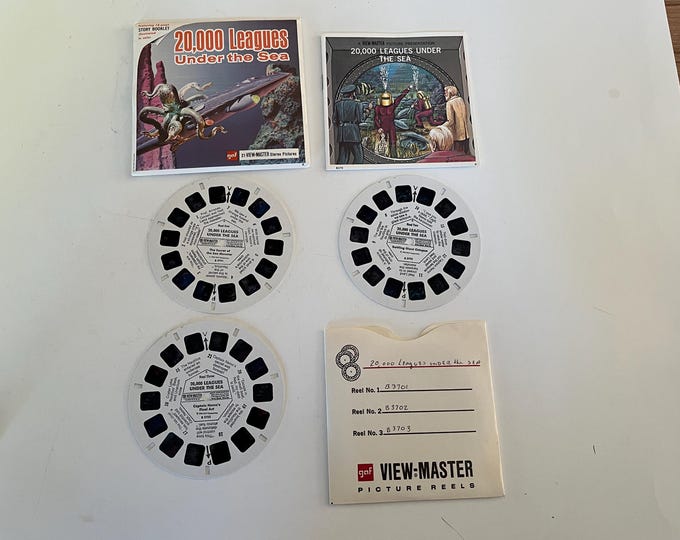 1954 GAF 20,000 Leagues Under the Sea 3-reel set