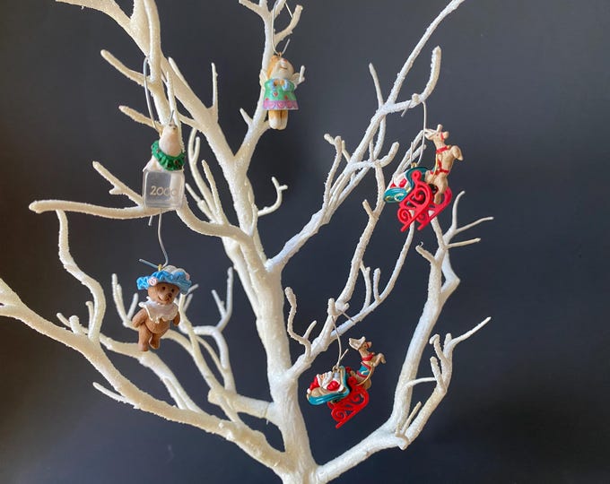 Hallmark 2000 set of 5 Miniature Ornaments