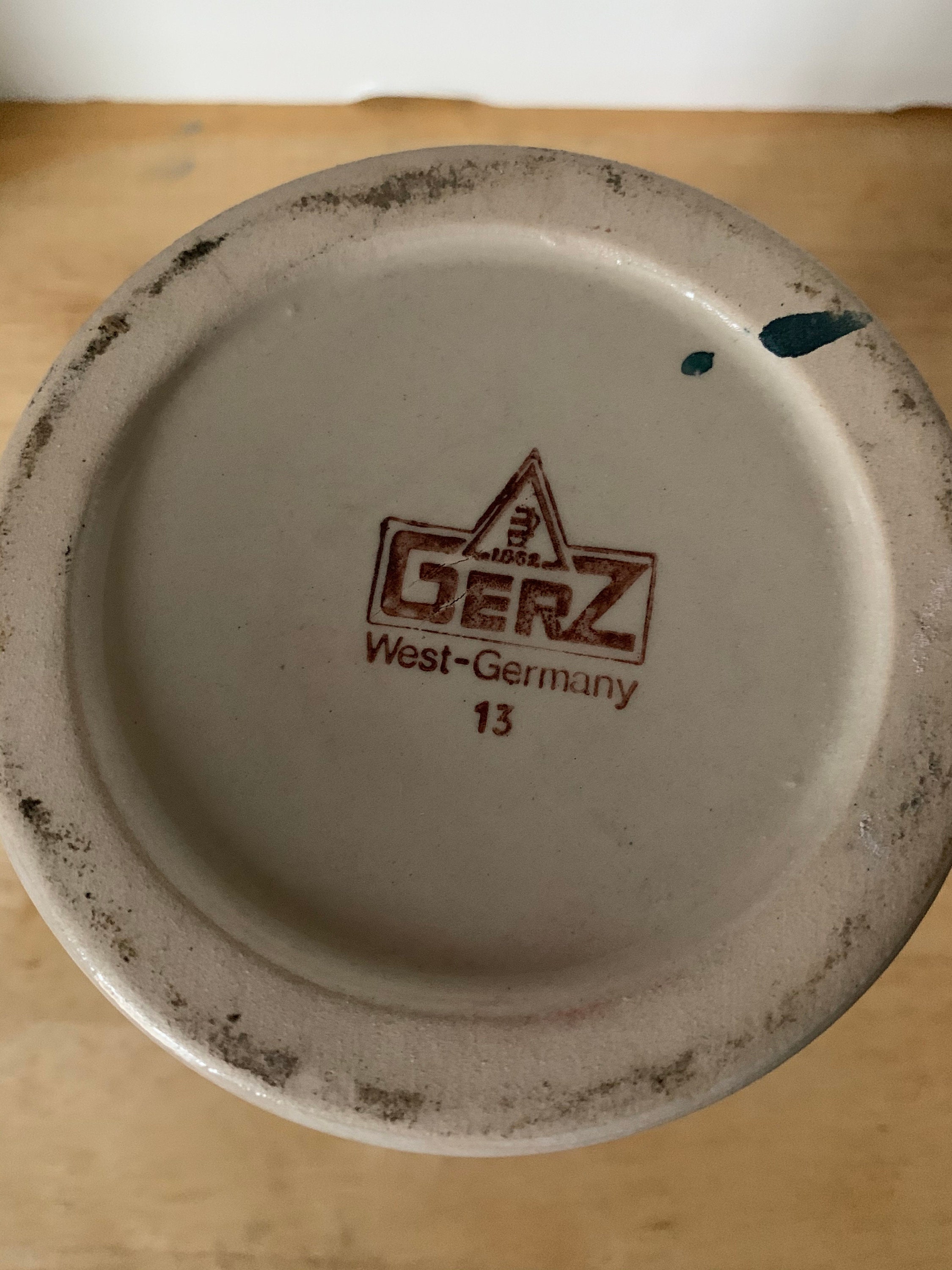 Vintage original Gerz German beer stein