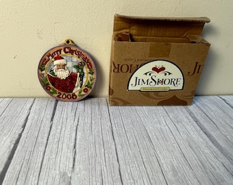 Jim Shore 2008 4010896 "Christmas 2008" hanging tree ornament in original box