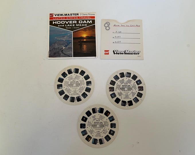 1971 GAF Hoover Dam and Lake Mead 3-reel set
