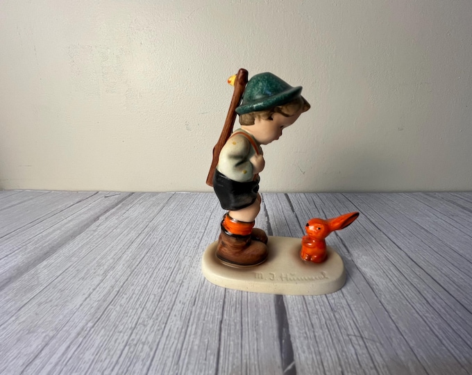 TMK  2  Hummel "Sensitive Hunter" 4 3/4" tall 6/0  H Shape Suspenders