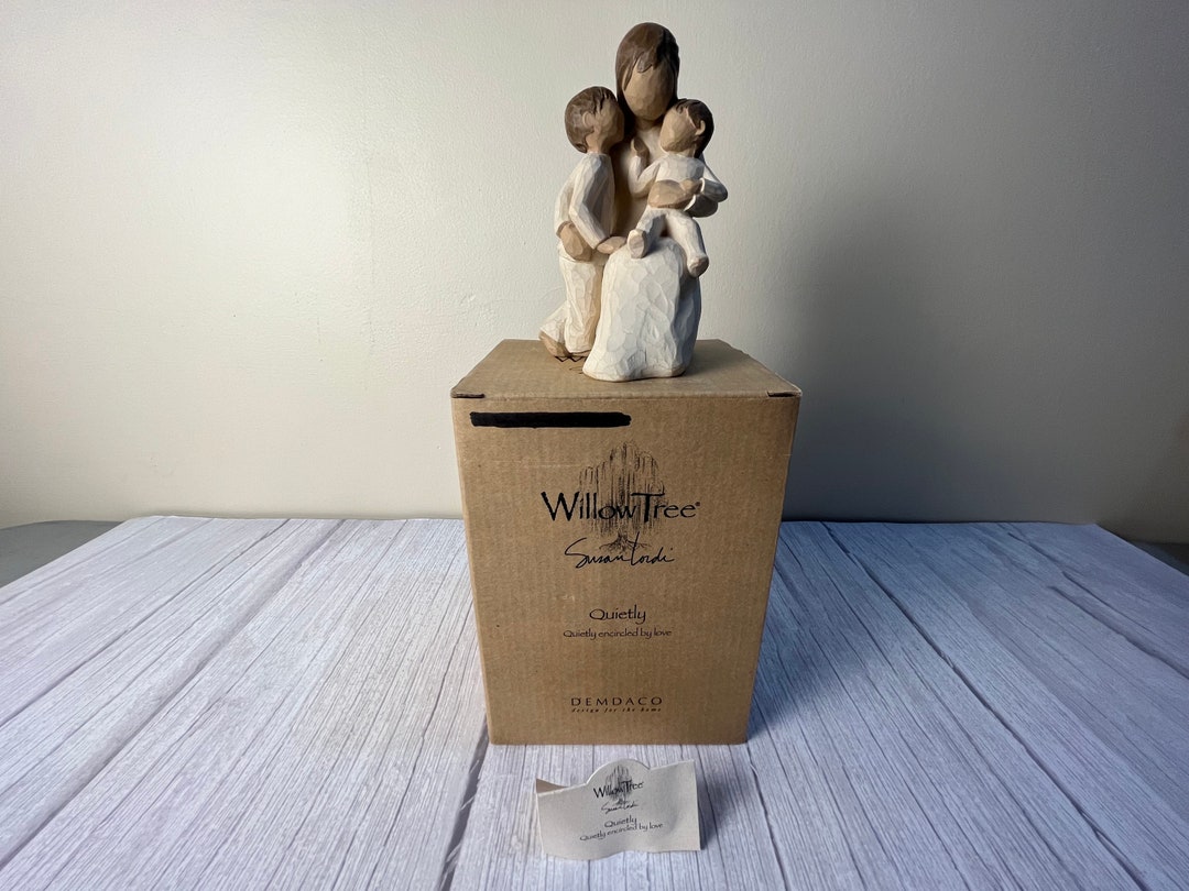 Vintage Willow Tree quietly Figurine in Original Etsy